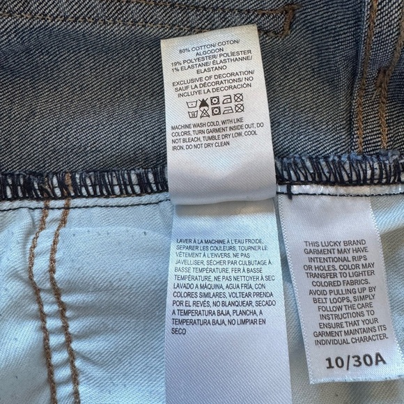 Women's Lucky Brand Classic Blue Jeans Denim Sweet Mid Rise Bootcut Size 10/30 - Picture 6 of 7
